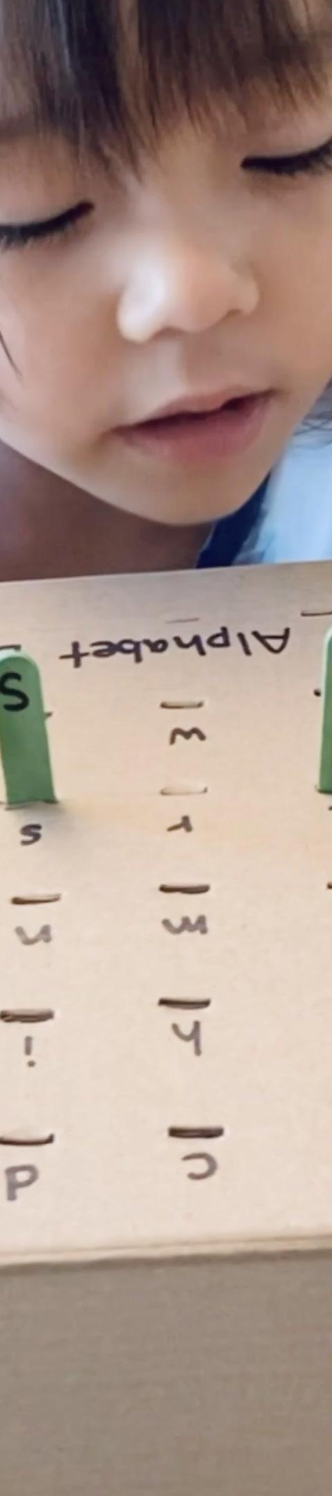 Alphabet Box Stick Match