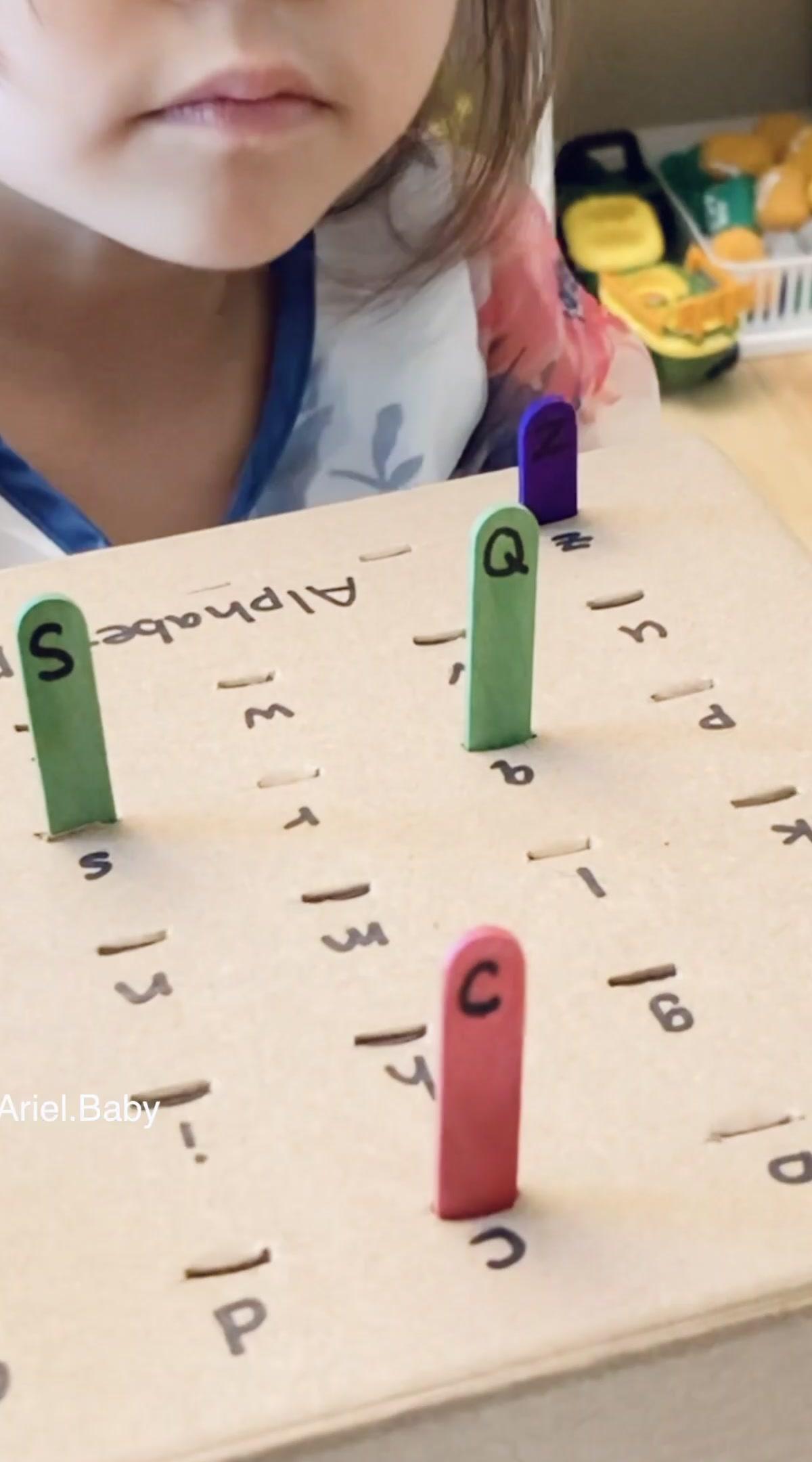 Alphabet Box Stick Match