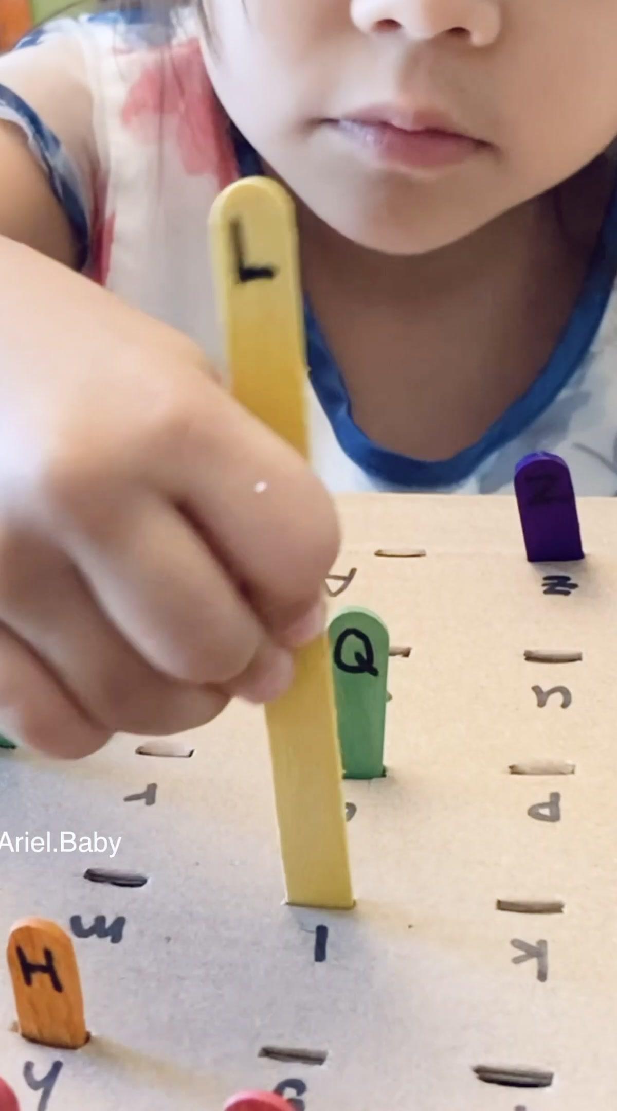 Alphabet Box Stick Match