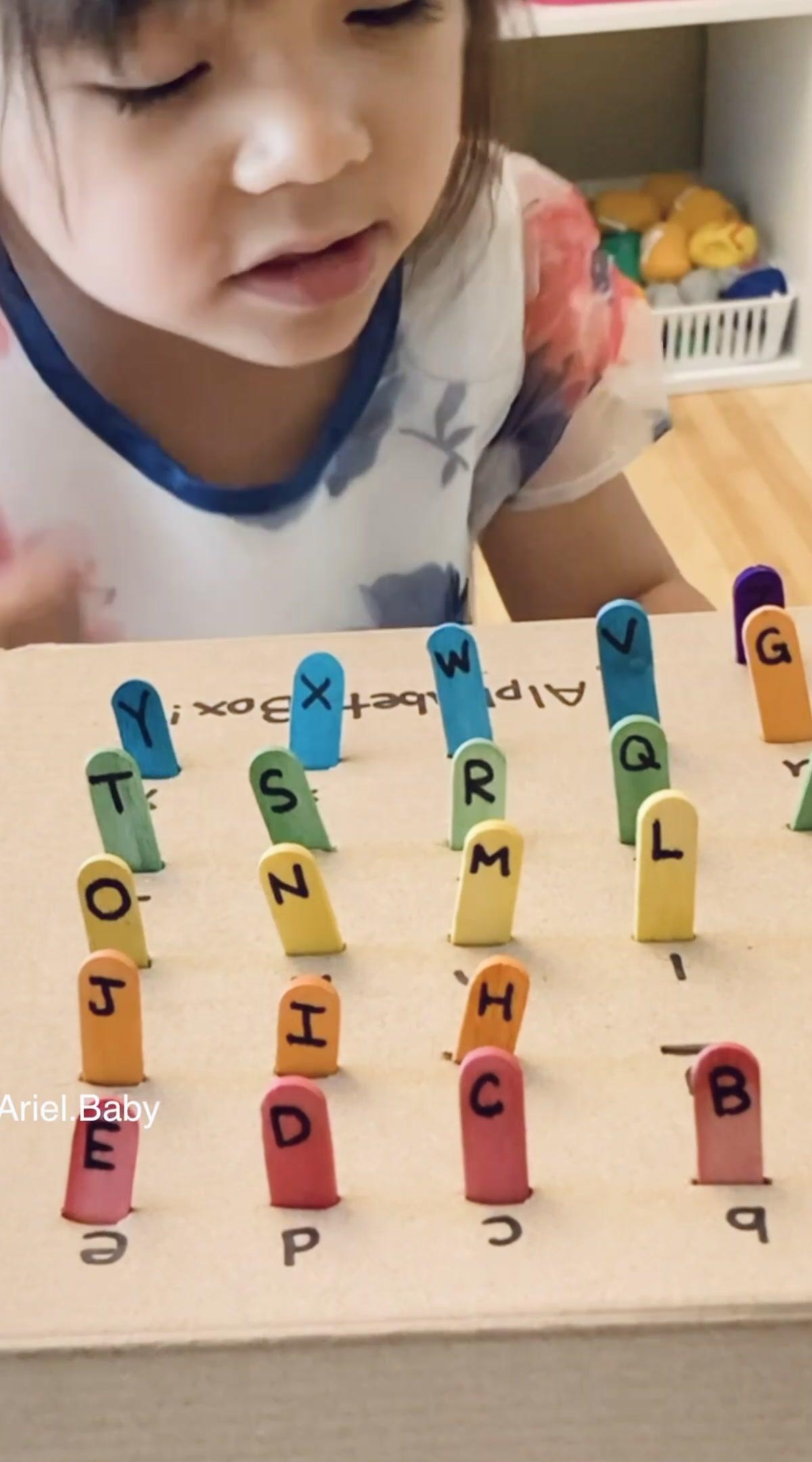 Alphabet Box Stick Match
