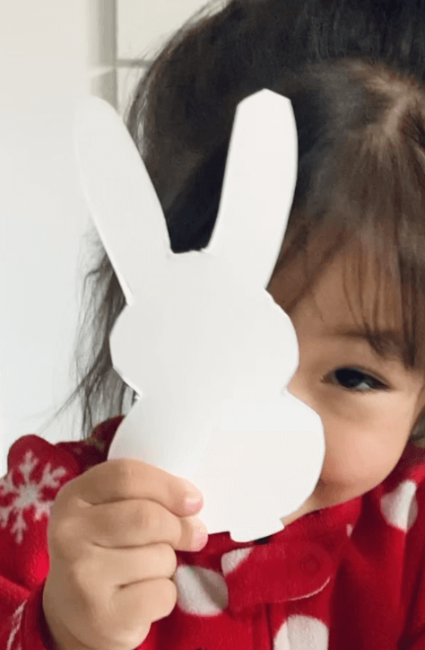 Dot Marker Bunny Silhouette