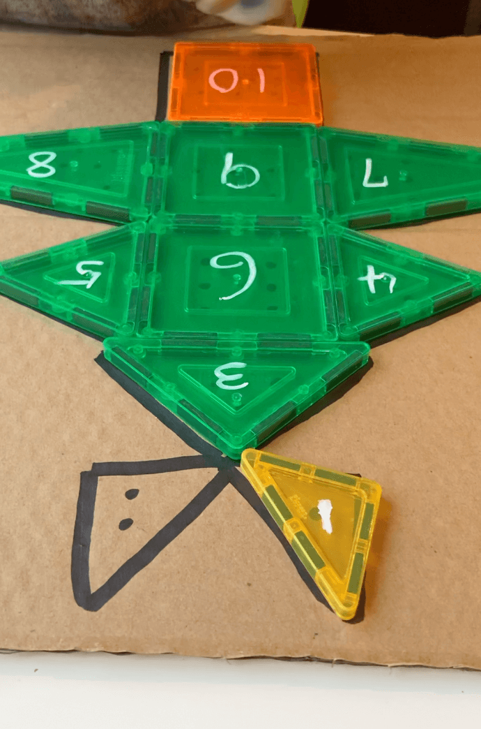 Christmas Tree Number Puzzle