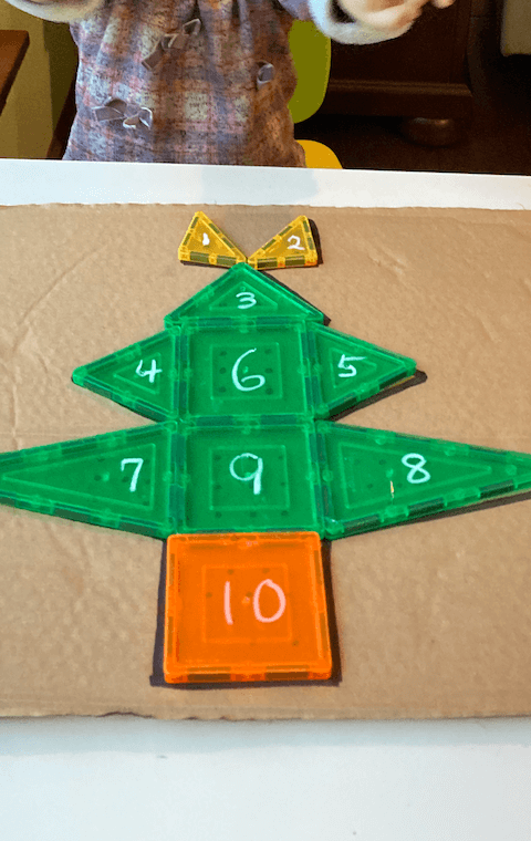 Christmas Tree Number Puzzle