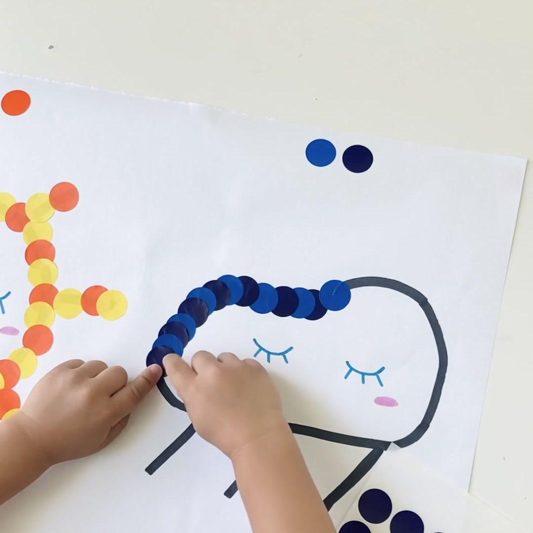 Dot Sticker Shape Fill