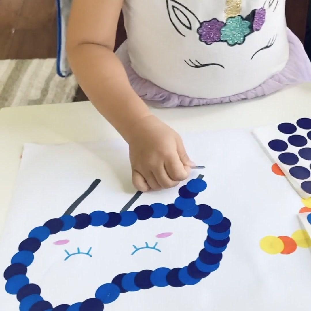 Dot Sticker Shape Fill
