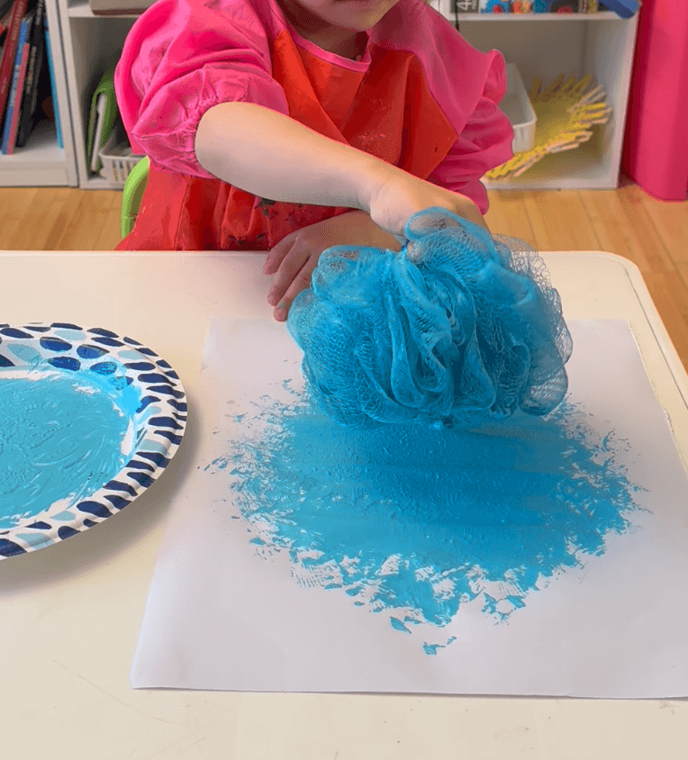 Sponge Painted Earth