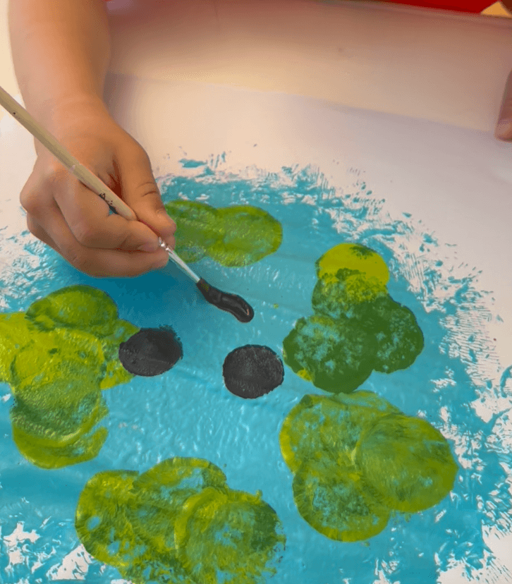 Sponge Painted Earth
