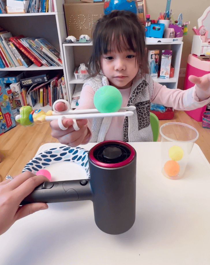 Floating Ping Pong Ball Catch