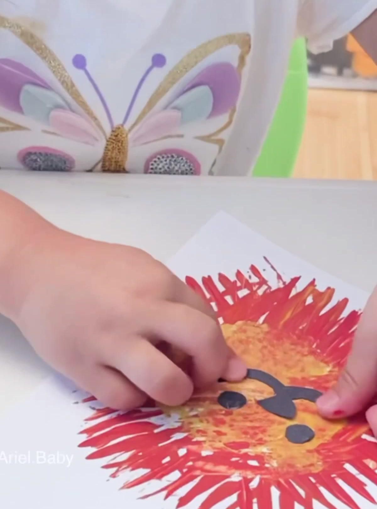 Fork Painted Lion Craft