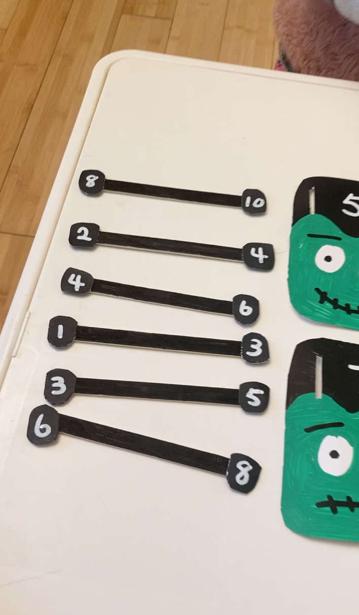 Frankenstein In-Between Numbers