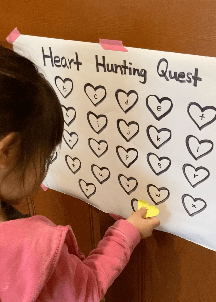 Heart Alphabet Hunt