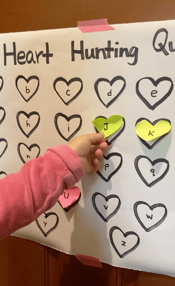 Heart Alphabet Hunt