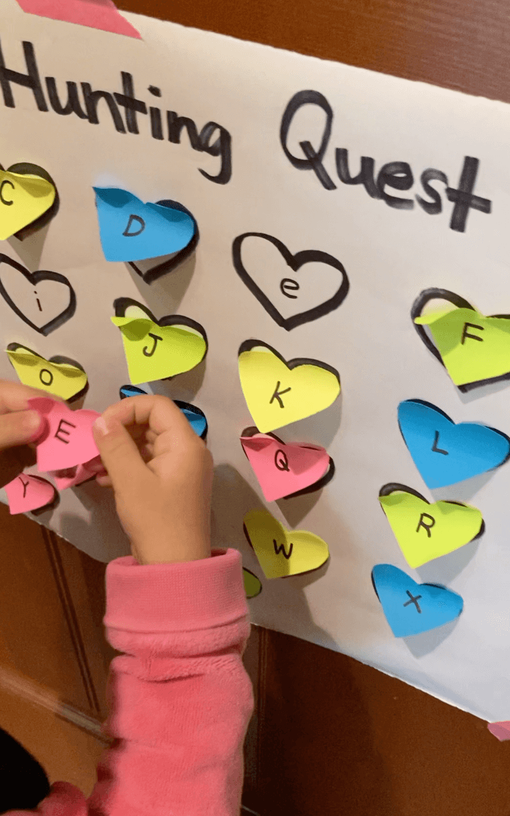 Heart Alphabet Hunt