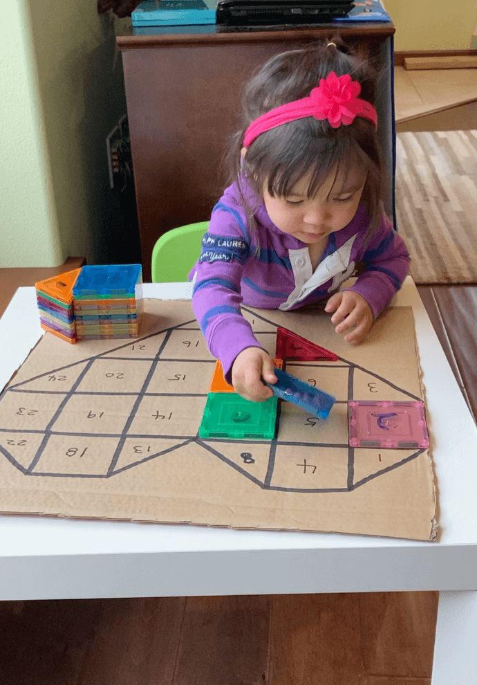 Heart Magnetic Tile Puzzle