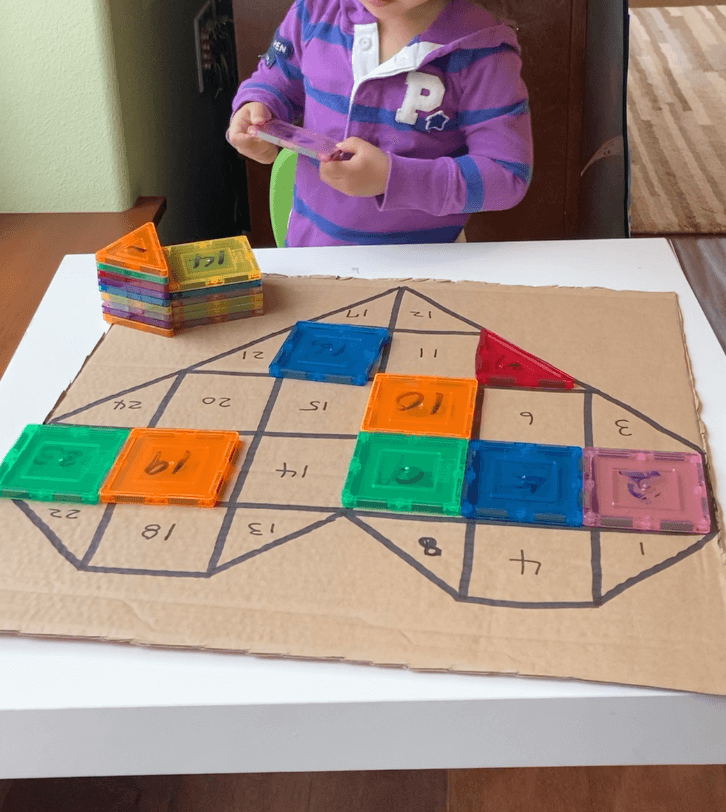 Heart Magnetic Tile Puzzle