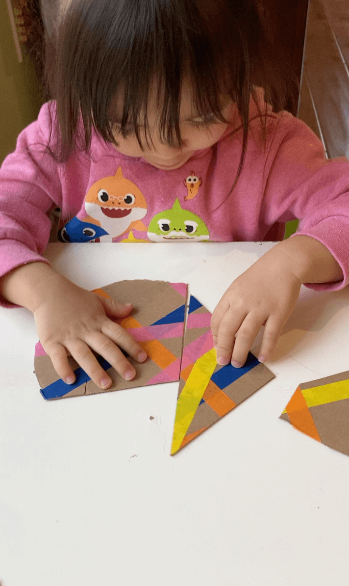 Tape Heart Puzzle