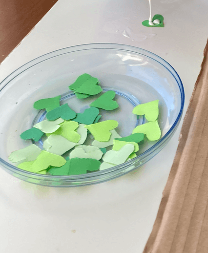 Heart Earth Cardboard Craft