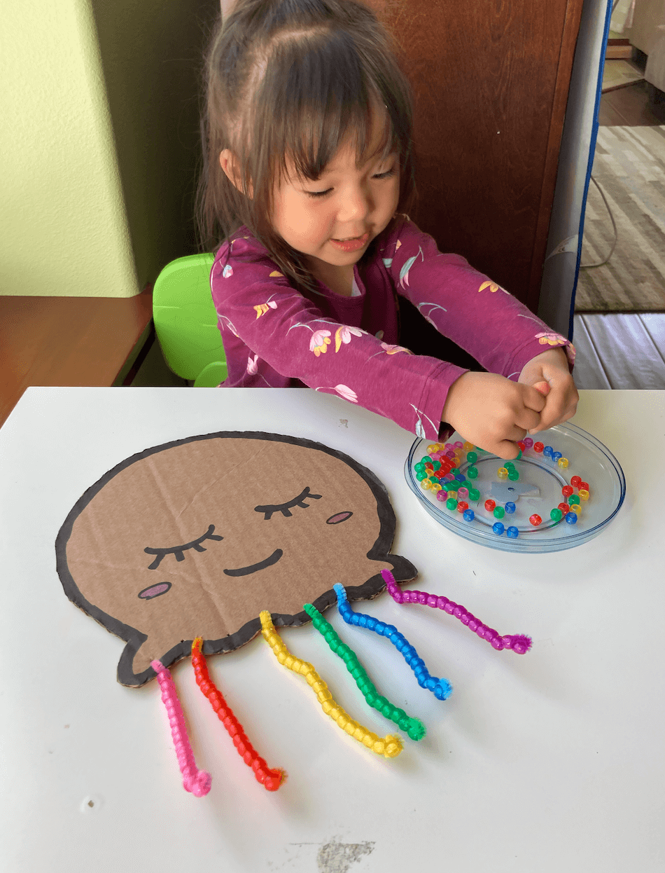 Jellyfish Bead Craft