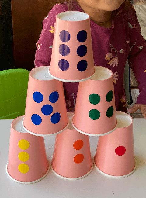 Number Stacking Cups