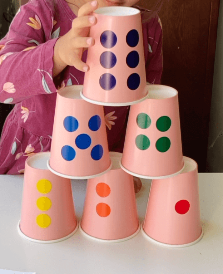 Number Stacking Cups