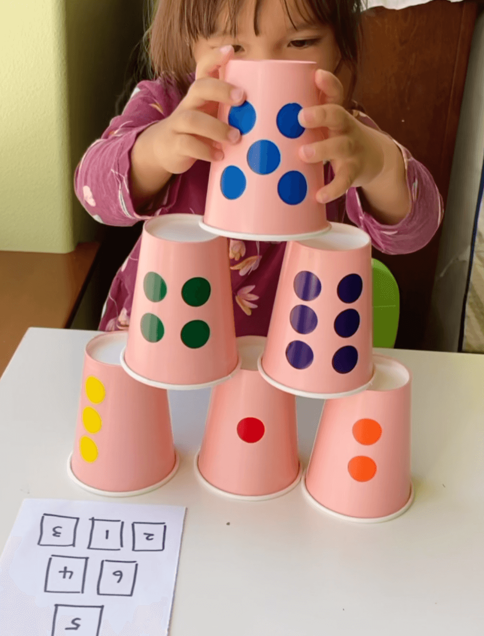 Number Stacking Cups