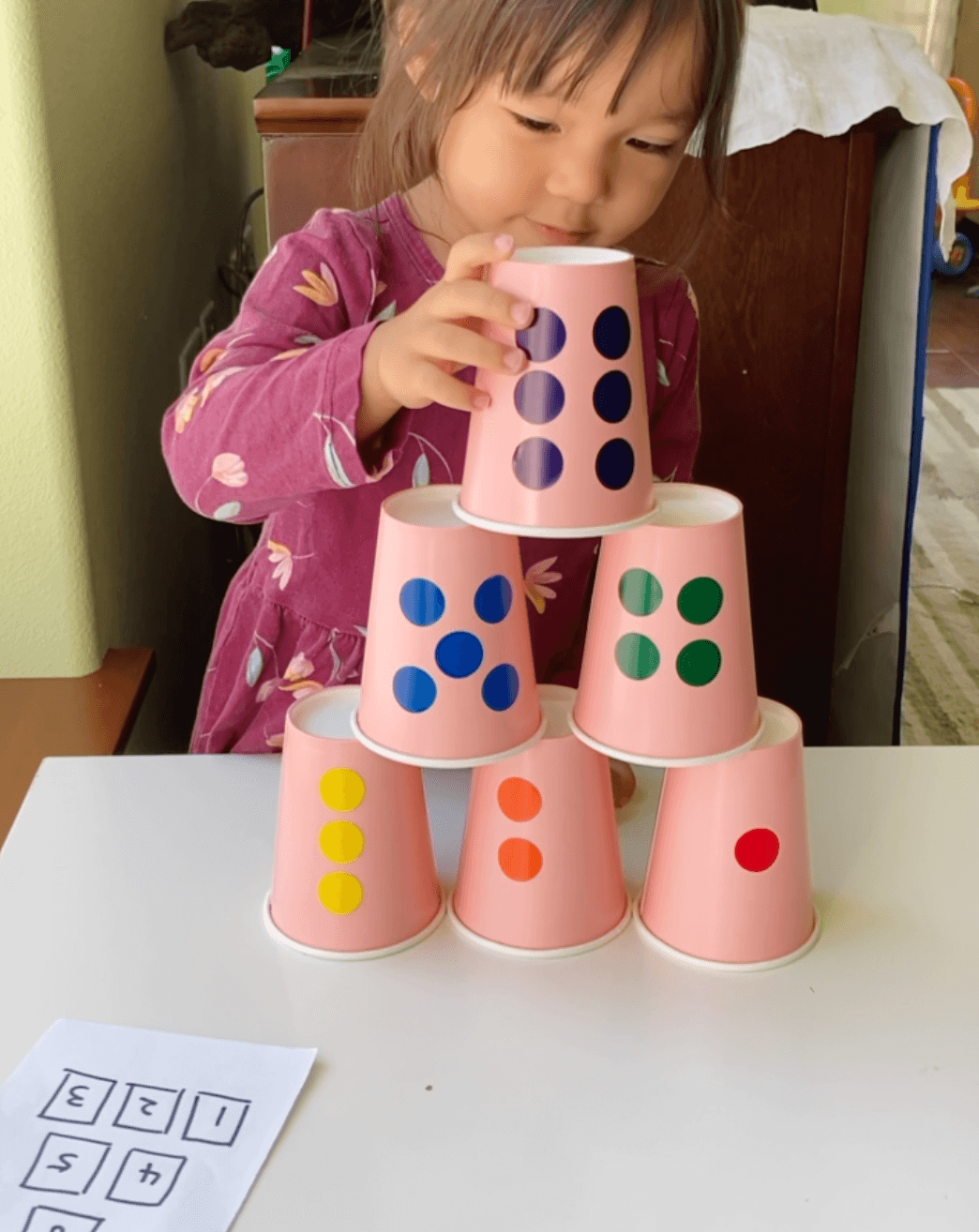 Number Stacking Cups