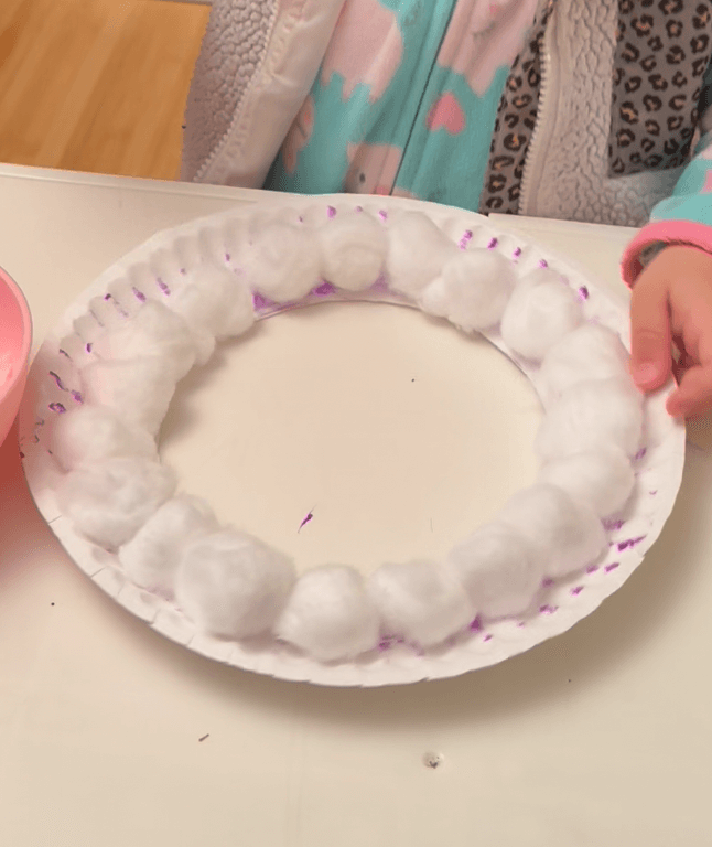 Cotton Ball Bunny Mask