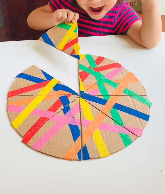 Pizza Tape Puzzle