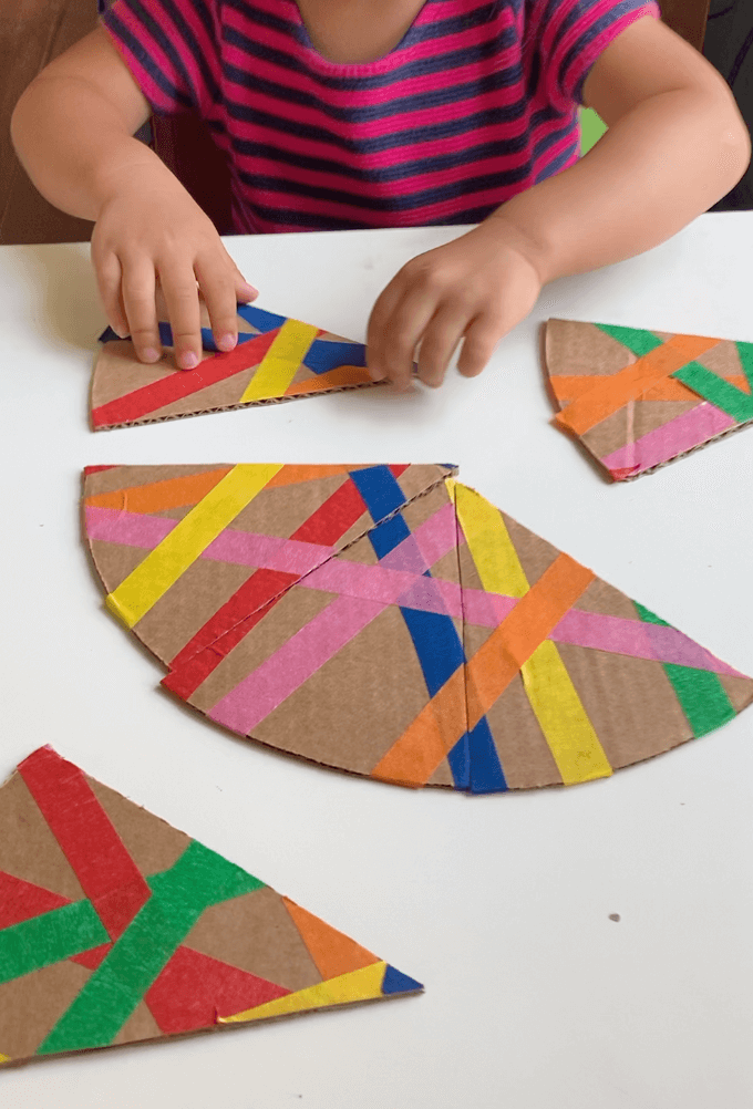 Pizza Tape Puzzle