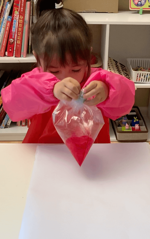 Plastic Bag Rose Painting