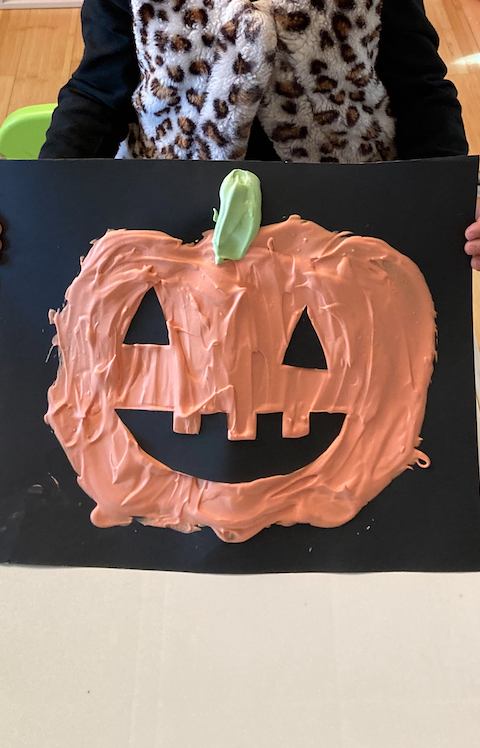 Pumpkin Puffy Paint