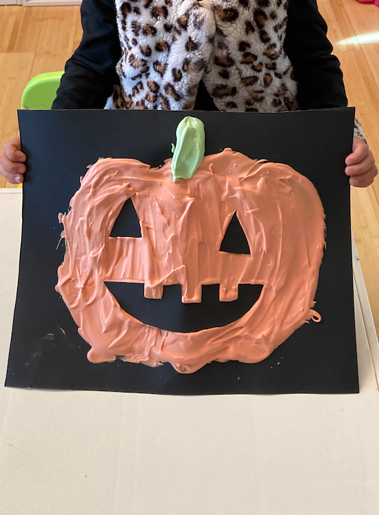 Pumpkin Puffy Paint