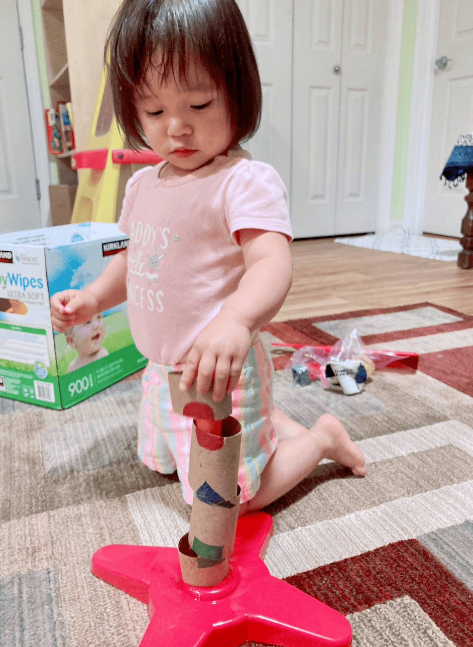 Shape Paper Roll Stacking
