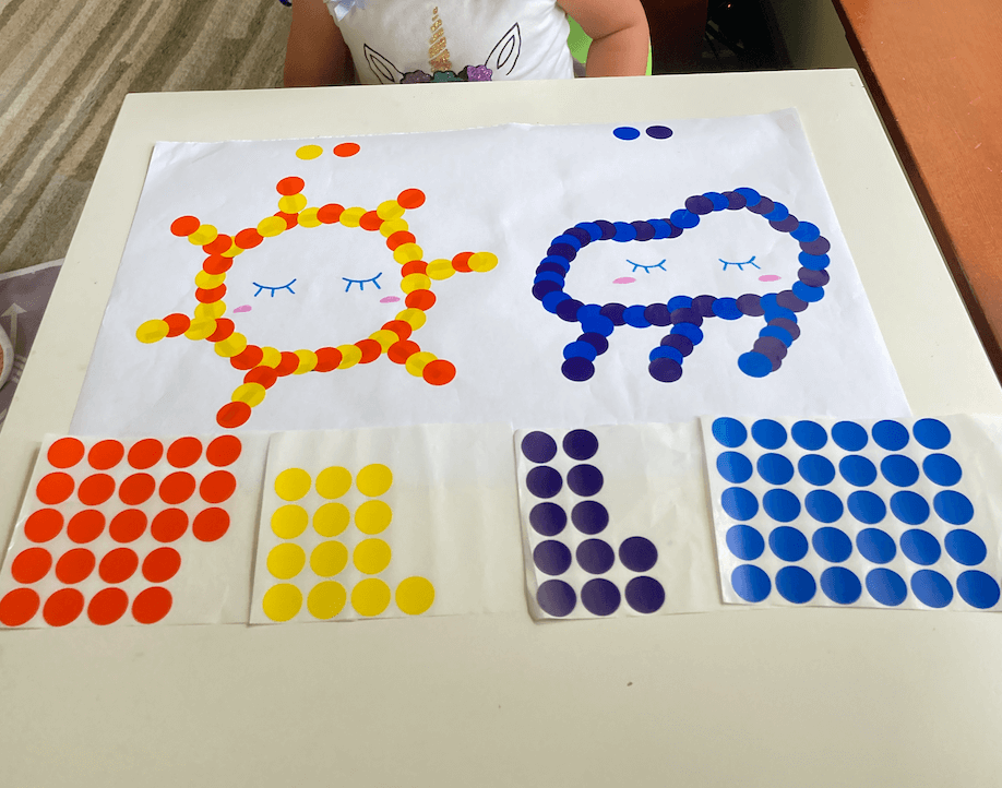 Sun and Rain Color Sequence