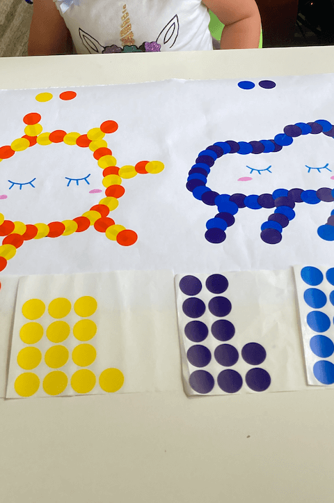 Sun and Rain Color Sequence