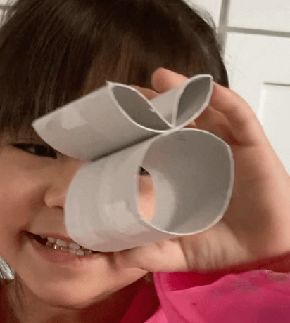 Toilet Paper Roll Bunny Stamps