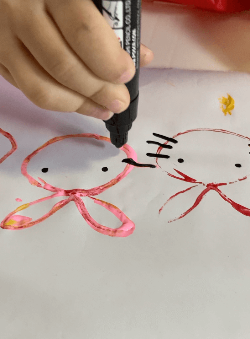Toilet Paper Roll Bunny Stamps