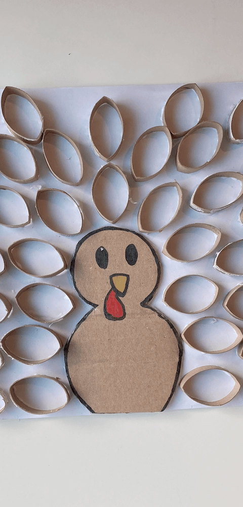 Turkey Toilet Paper Roll Painting