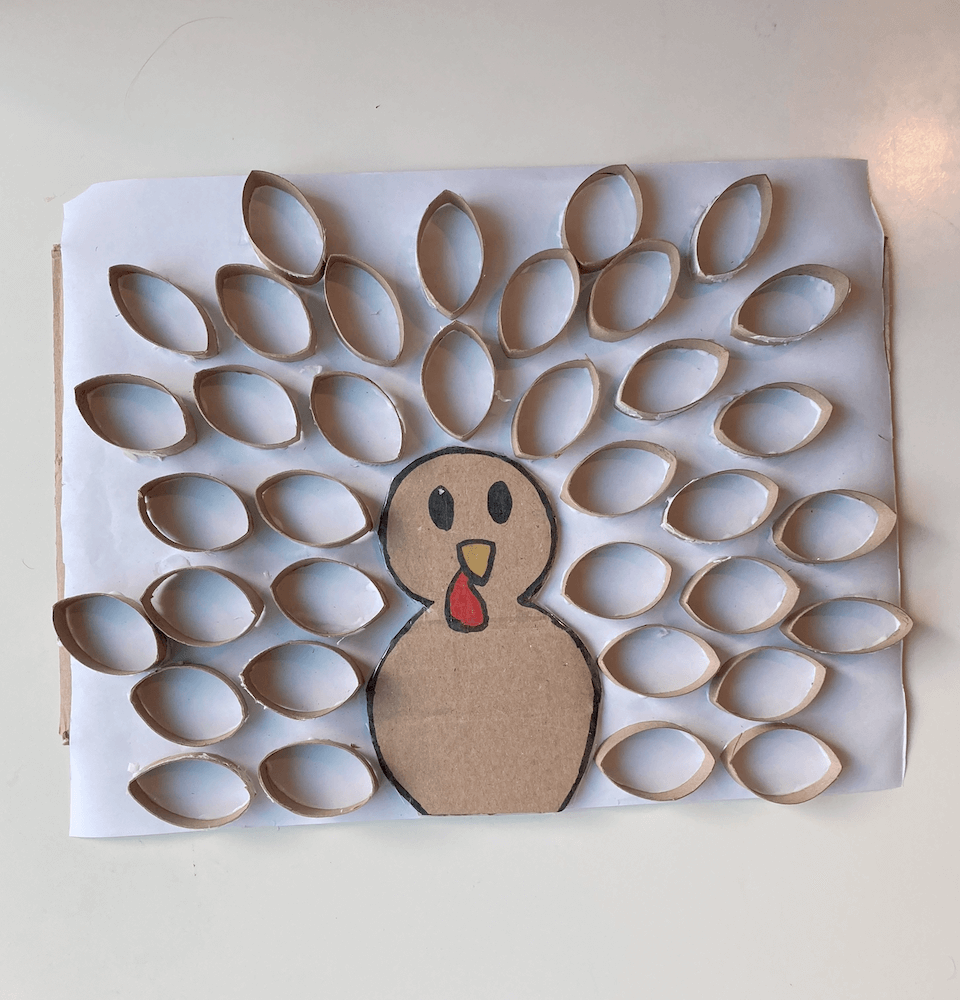 Turkey Toilet Paper Roll Painting