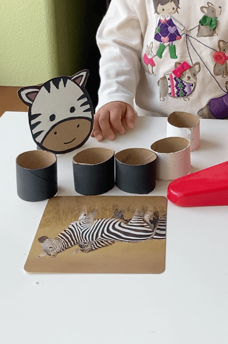 Zebra Stacking Game