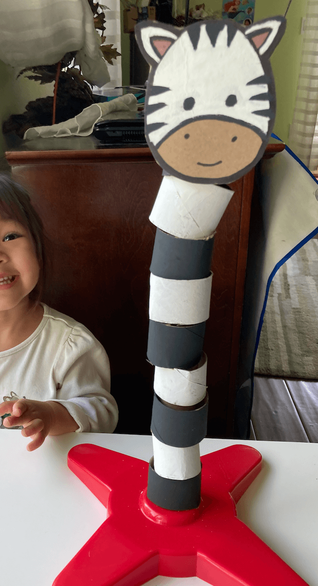 Zebra Stacking Game